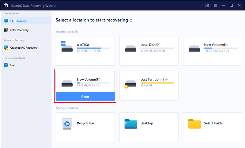 EaseUS Data Recovery Wizard