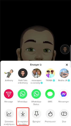 enregistrer une vidéo tiktok sur téléphone