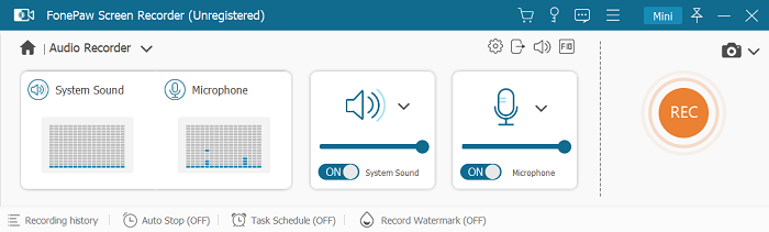 Registratore audio FonePaw