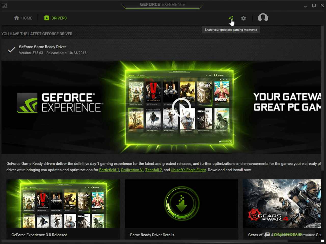 GeForce ShadowPlay verwenden