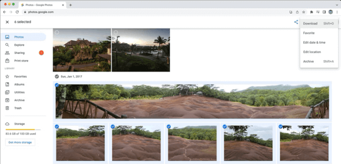 Visit Google Photos on PC