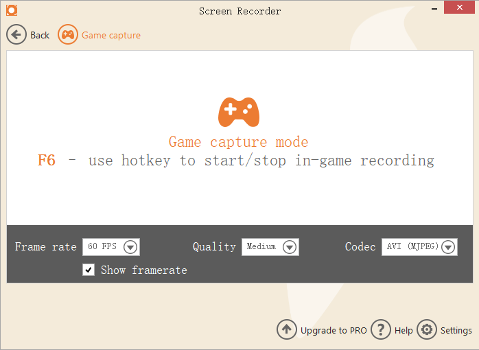 Icecream Game Recorder