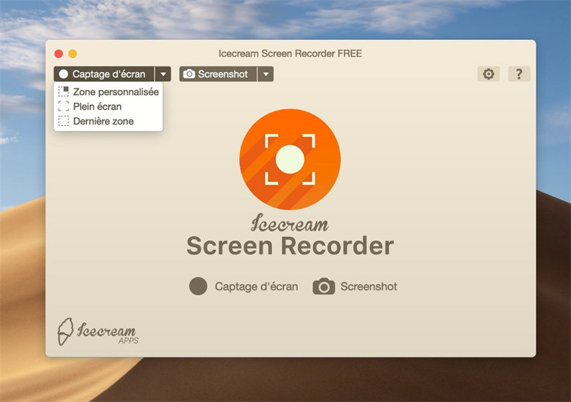 Icecream Screen Recorder