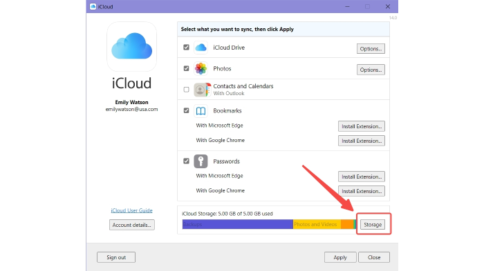 View iCloud Backup