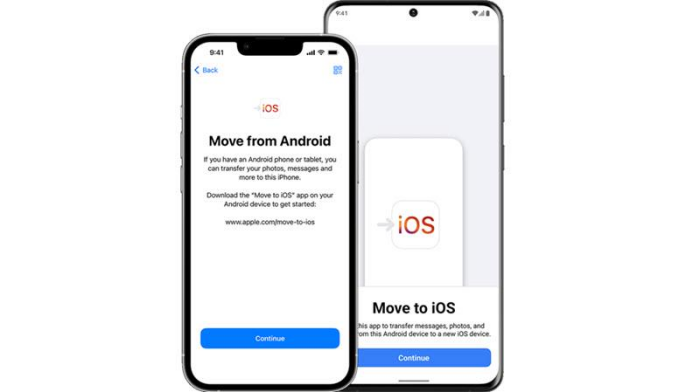  Transfer data to iPhone from Android