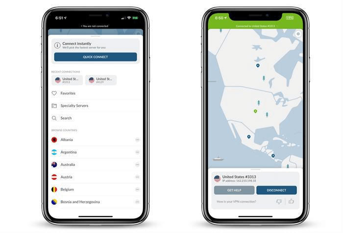 Nord VPN Fake iOS Location