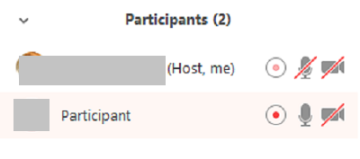 Registrazione dei partecipanti