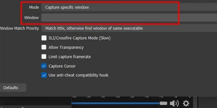 Re-add Game Capture on OBS