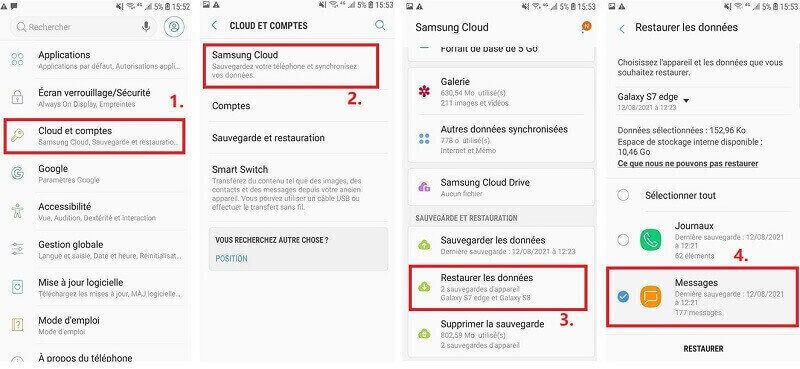 Retrouver les SMS supprimés sans logiciel