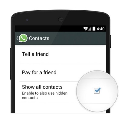 Show All Contacts