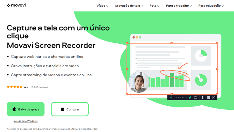 Site do Movavi para Mac