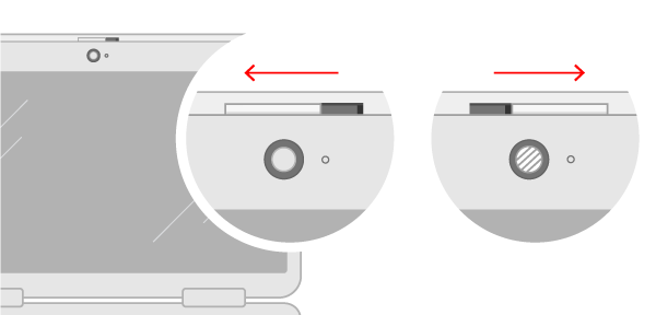 Otturatore della fotocamera scorrevole