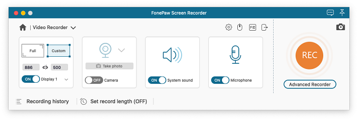 FonePaw Video Recorder