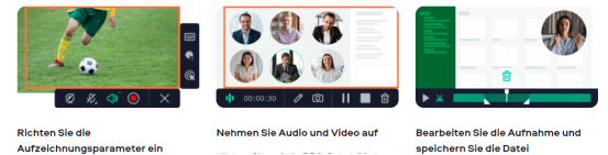 Webcam Erfassen mit Movavi Screen Recorder