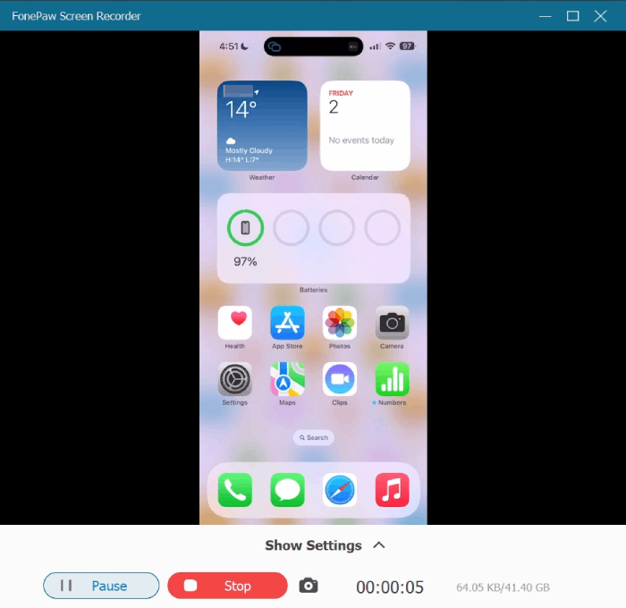 Win Recording iPhone