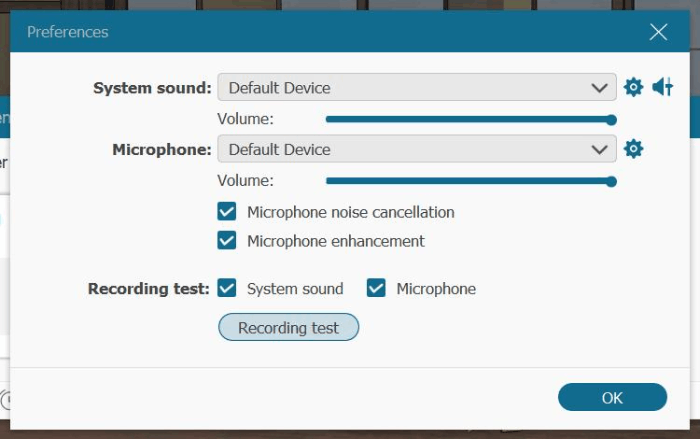 Sound Settings