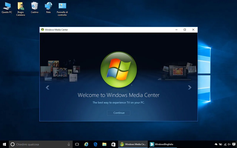 windows media center