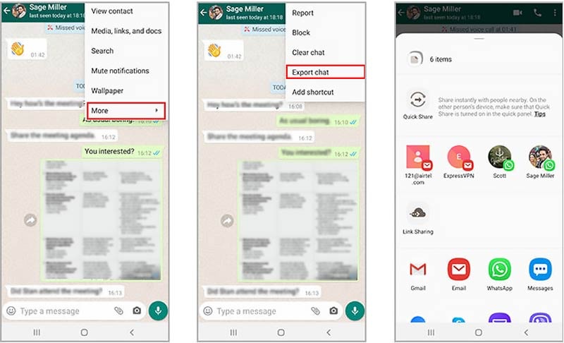 Android 郵件備份 WhatsApp 到 PC