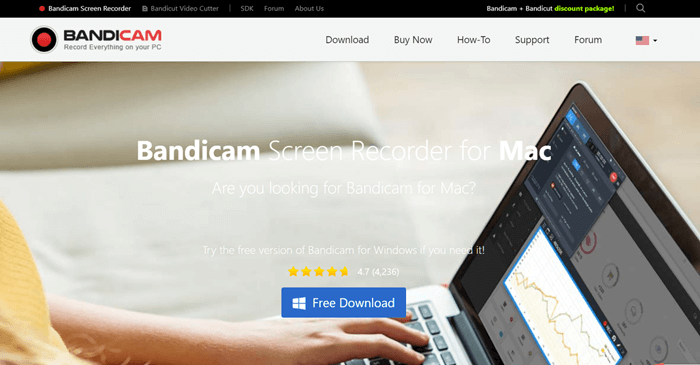 Bandicam Screen Recorder for Mac