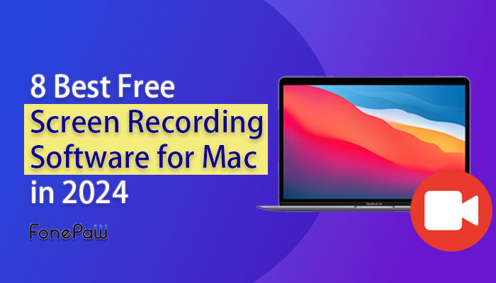 Mac을 위한 최고의 무료 화면 녹화 소프트웨어