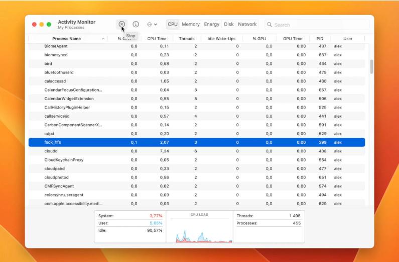 關閉 fsck 解決 Mac 無法讀取外接硬碟