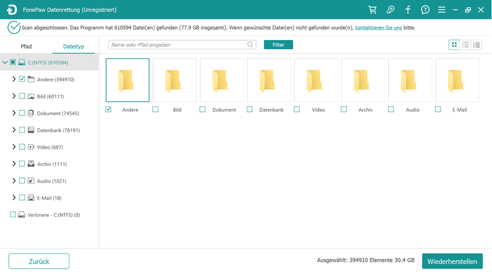 Dateien auswählen