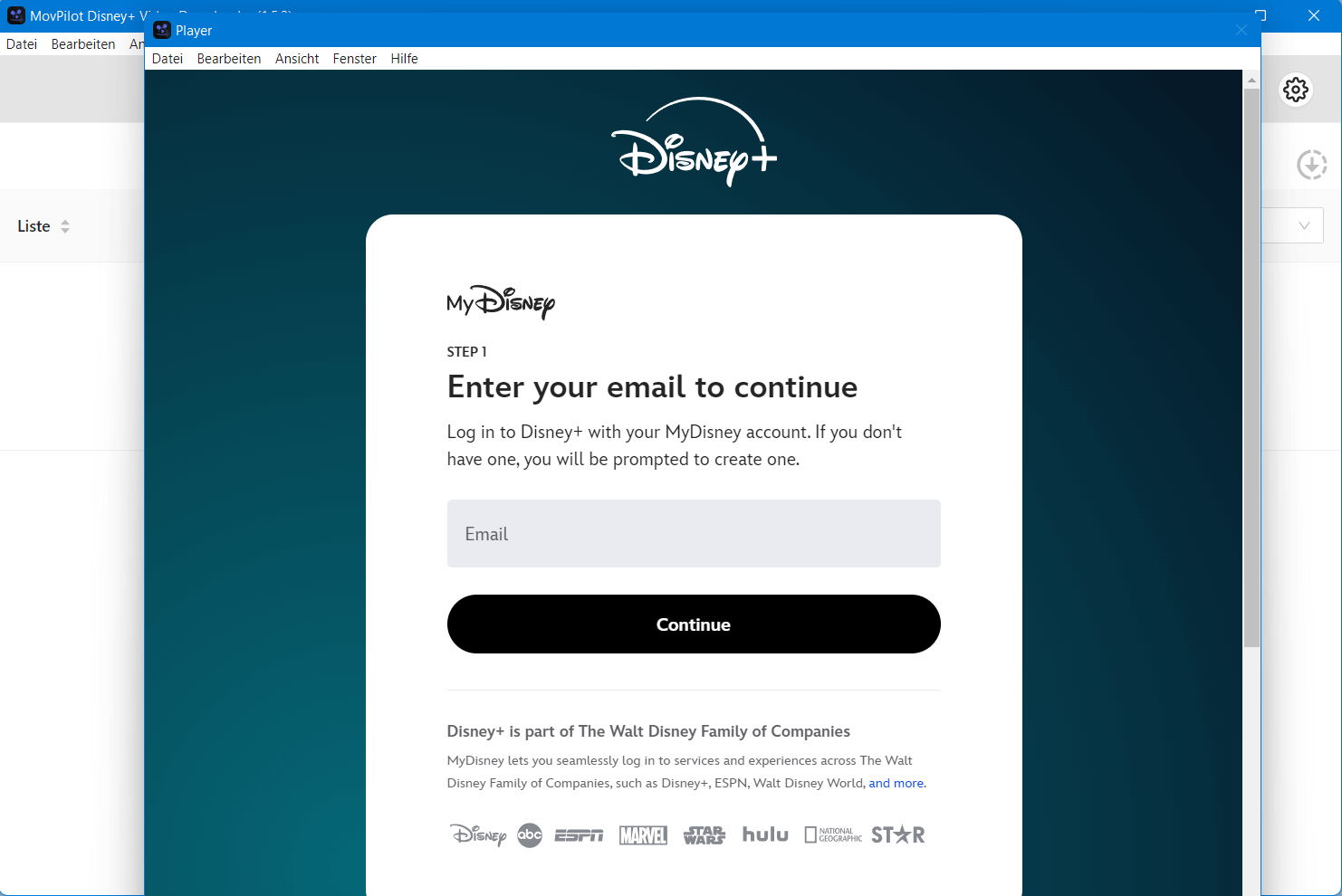 Disney Plus-Konton anmelden