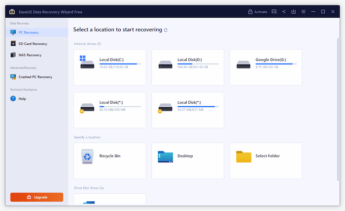EaseUS Data Recovery Wizard