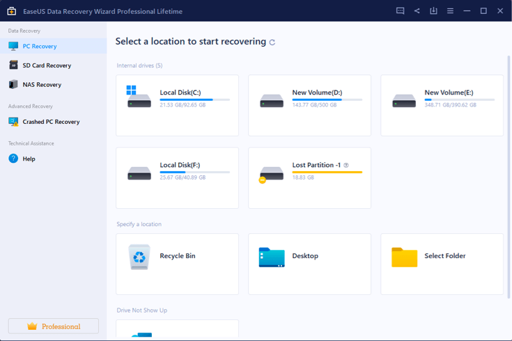 EaseUS Data Recovery Wizard