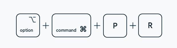 重置 NVRAM PRAM 修復 Mac 無法開機