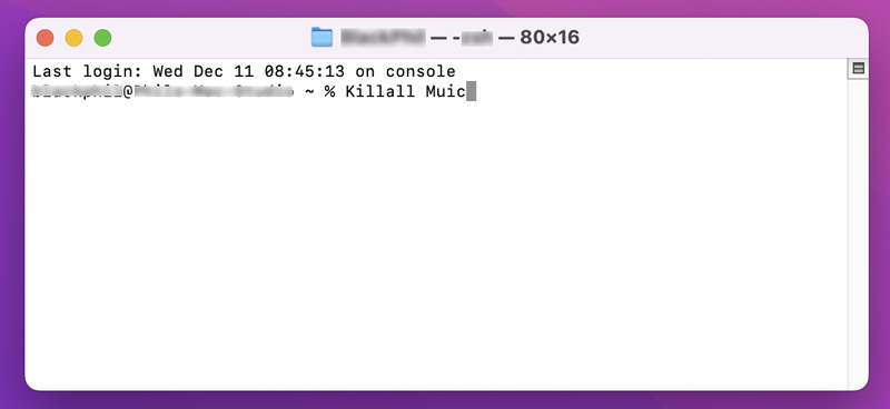 Mac 終端機強制結束 APP