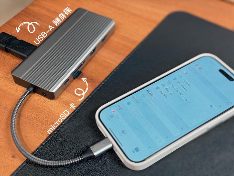 傳到 OTG 隨身碟再傳照片到電腦