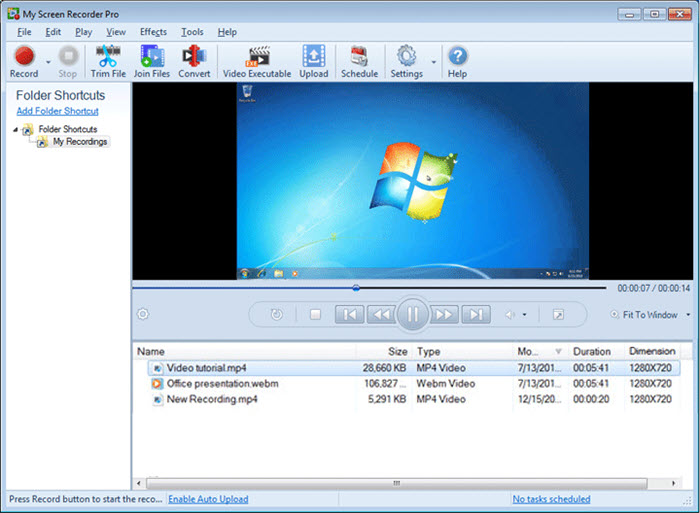 My Screen Recorder Pro 錄影免費軟體