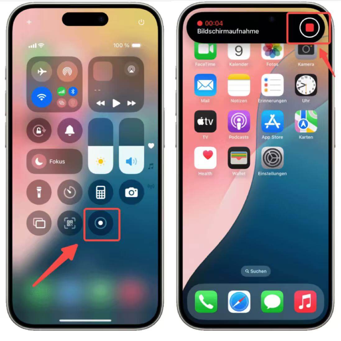 Netflix auf iOS aufnehmen