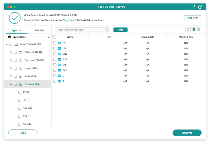 Preview Detected Notes and Select to Recover