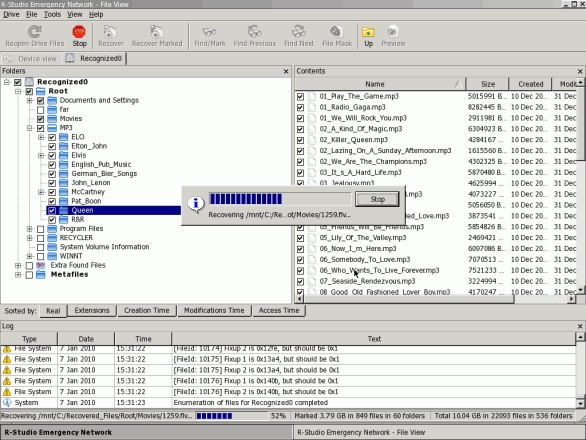 사진 복구를 위한 R-Studio 데이터 복구