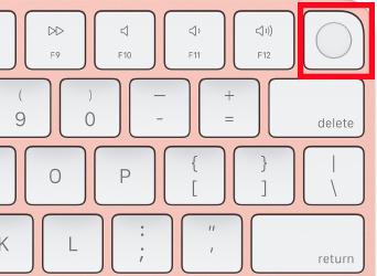 按下電源鍵重啟 Mac
