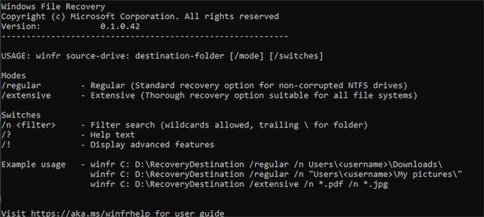 Ripristina file eliminati con Recupero file di Windows