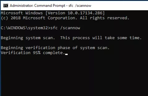 透過命令提示字元掃描磁碟