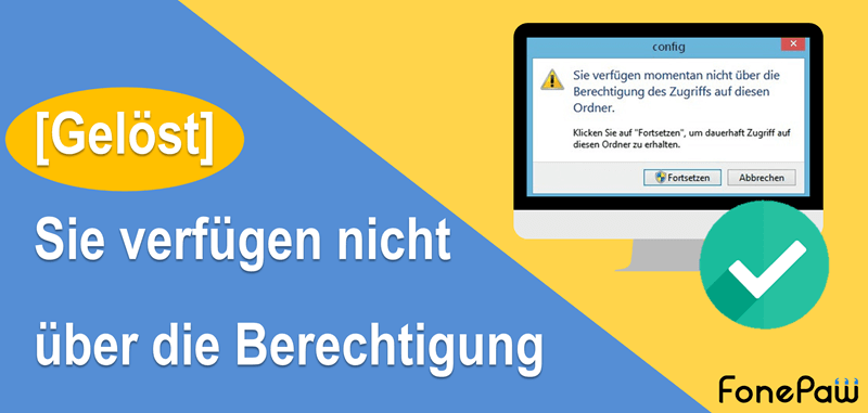 Sie verfügen nicht über die Berechtigung