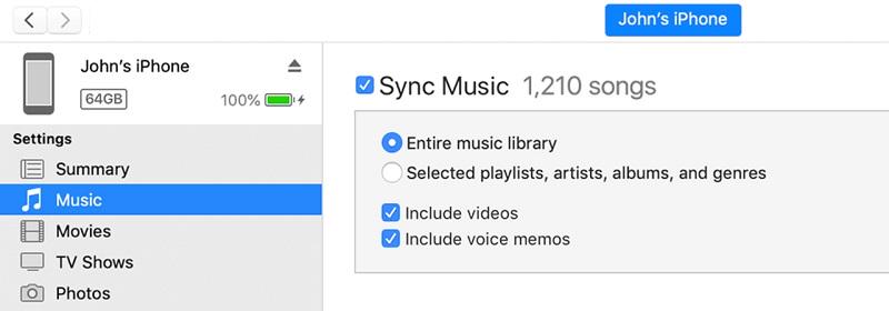 Sync Music to the New iPhone