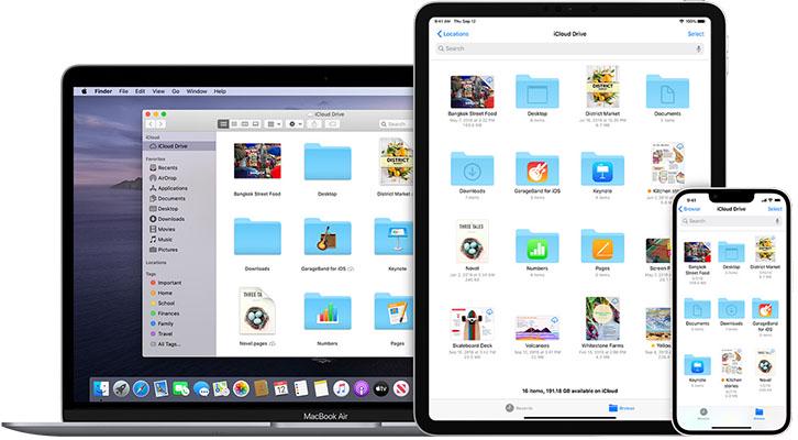 iCloudでPDFを転送する