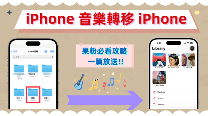 iPhone 音樂轉移 iPhone 指南