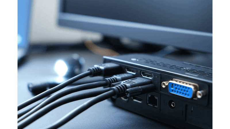 筆電外接測試螢幕