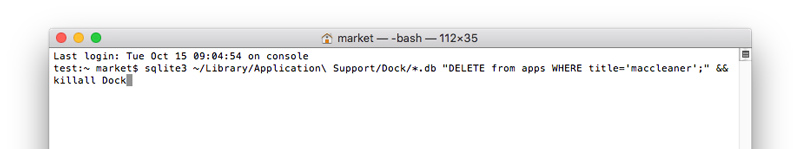 終端機刪除 Mac 程式