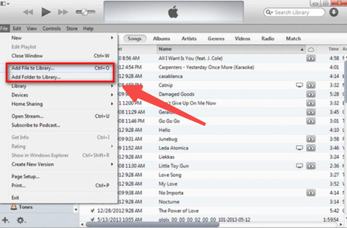上傳電腦書籍檔案至 iTunes