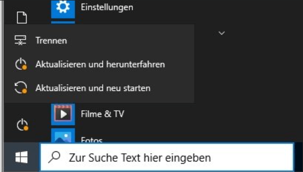 Windows aktualisieren